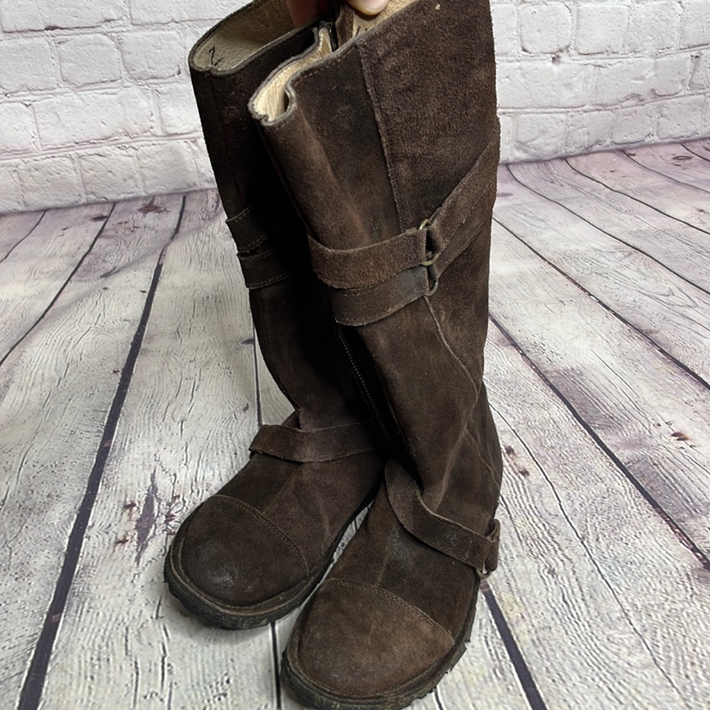 Bed Stu Tall Suede Boots